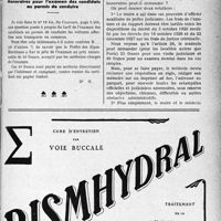 1726 - Page LV-1683 - A travers l’officiel. la XIIIe session des Journaux médicales de Bruxelles. Les cotisations / Honoraires pour l’examen des candidats au permis de conduire / Réquisition pour examen mental