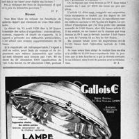 1734 - Page LXIII-1691 - Correspondance. Questions médico-militaires. Honoraires des médecins experts près les Tribunaux des pensions / Pension d’un capitaine réformé à 100% plus 6 degrés
