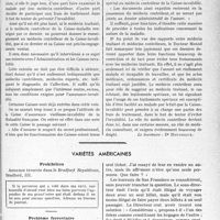 1792 - Page 1749 - Partie professionnelle, Hygiène, Assistance, Mutualité, Intérêts corporatifs, Variétés. Comptes rendus, documents, pièces officielles…. Syndicat médical de cannes. Assemblée générale du 9 mars 1933 / Variétés Américaines