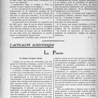 1853 - Page 1810 - Partie scientifique. Travaux originaux. La clinique dermatologique au goût du jour. Le traitement ambulatoire des ulcères de jambe au moyen de la colle de Unna, d’après les travaux du Docteur Paul Chevallieret ceux du Docteur Berrut. Le traitement général ; le traitement local ambulatoire / L’actualité scientifique. La Presse. Le tétanos d’origine utérine [(Le Bulletin Médical, 24 décembre 1932)] / Le méchage, excellent traitement des perforations duodénales [(La Presse Médicale, 28 décembre 1932)] / Du stade inapparent au stade d’incurabilité des dystrophies alimentaires [(Lyon Médical, 25 décembre 1932)]