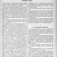 1858 - Page 1815 - Partie scientifique. L’actualité scientifique. Les Congrès. Congrès des villes d’eaux. La propagande à l’Etranger