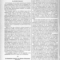 1859 - Page 1816 - Partie scientifique. L’actualité scientifique. Les Congrès. Congrès des villes d’eaux. La propagande à l’Etranger / Le Crédit thermal / L’orientation sociale du thermo-climatisme français