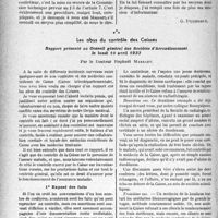 1867 - Page 1824 - Partie professionnelle, Hygiène, Assistance, Mutualité, Intérêts corporatifs, Variétés. Travaux originaux. Chronique. Une conférence de M. Martin, à la Bourse du travail, sur les Assurances sociales. — Comment on dore une pilule dont on ne saurait méconnaître l'amertume. — Contradictions, évocations, ambitions Qu’en pense le Corps médical [G. Duchesne] / Les abus du contrôle des Caisses. Rapport présenté au Conseil général des Sociétés d’Arrondissement le lundi 10 avril 1933, par le Docteur Raphaël Massart