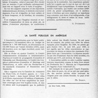 1874 - Page 1831 - Partie professionnelle, Hygiène, Assistance, Mutualité, Intérêts corporatifs, Variétés. Travaux originaux. Chronique médico-militaire. Hygiène des troupes à bord d’un transport, Médecin en chef de la Marine Cazamian / La santé publique en Amérique [Ph. Dally]