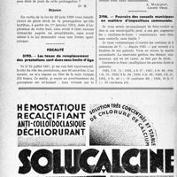 1883 - Page 1840-LXVIII - Correspondance. Divers. La prorogation est de droit et n’a pas à être demandée / Fiscalité. Les taxes de remplacement des prestations sont dues sans limite d’âge / Pouvoirs des conseils municipaux en matière d’impositions communales