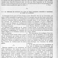 1904 - Page 1861 - Propos du jour. Hommages rendus aux Savants. Le Jubilé du Professeur d’Arsonval / La célébration du Centenaire de la mort de Victor Jacquement, naturaliste et explorateur, un évadé de la médecine [J. Noir]