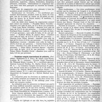 1945 - Page 1902 - Partie professionnelle, Hygiène, Assistance, Mutualité, Intérêts corporatifs, Variétés. Reportage professionnel. Nouvelles et Informations. IIe Congrès de la Société internationale de chirurgie orthopédique / Troisième congrès international de pédiatrie