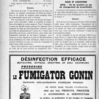 1957 - Page 1914-LXVI - Correspondance. Médecine légale. Honoraires de médecine légale / Baux et location. Fin de location en cas de changement de propriétaire