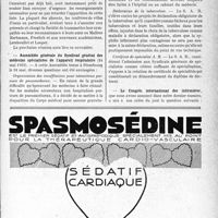 1964 - Page IX-1921 - Dernières nouvelles. Société amicale des médecins alsaciens / Assemblée générale du Syndicat général des médecins spécialistes de l’appareil respiratoire / Le Congrès international des infirmières