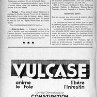 1965 - Page 1922-X - Dernières nouvelles. Le Congrès international des infirmières / Sanatoriums de la Renaissance sanitaire / Mariage / Brides-les-Bains / A travers l’officiel. Maladies professionnelles / Sanatoriums publics