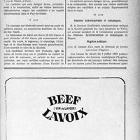 1966 - Page XI-1923 - A travers l’officiel. Sanatoriums publics / Stations hydrominérales et climatiques / Hygiène publique