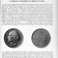 1970 - Page 1927 - Propos du jour. Le Centenaire de l’Association des médecins de la Seine