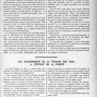 1978 - Page 1935 - Partie scientifique. Travaux originaux. Kystes hydatiques des os, par le Professeur Tédenat / Les changements de la couleur des yeux à l’époque de la puberté