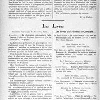 1991 - Page 1948 - Partie scientifique. L'actualité scientifique. Les Congrès. Les Journaux médicales de la faculté libre de Lille [Dr A. David] / Les Livres. La tuberculose pulmonaire de l’adolescent, par A. Alibert, éditions médicales N. Maloine, Paris / Les livres qui viennent de paraître…