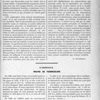1996 - Page 1953 - Partie professionnelle, Hygiène, Assistance, Mutualité, Intérêts corporatifs, Variétés. Travaux originaux. Chronique. Les étrangetés du contrôle médical des soins aux réformés de guerre (art. 64). —Relations entre l'affection causale et les manifestations pathologiques ultérieures. —Les abus quantitatifs et qualitatifs des prescriptions médicamenteuses [G. Duchesne] / D’Amérique. moins de tuberculose [Ph. Dally]