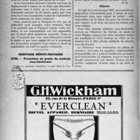 2017 - Page 1974-LVIII - Correspondance. Médecine légale. Constatation de décès suspect / Questions médico-militaires. Promotion au grade de médecin sous-lieutenant