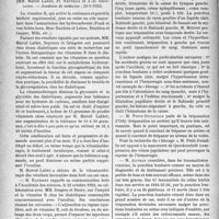 2045 - Page 2000 - Partie scientifique. L'Actualité scientifique. Les Sociétés Savantes. Paris. Les vitamines B dans le traitement du diabète, (Académie de médecine ; 23-5-1933) / Sur le traitement des traumatismes crâniens, (Société de chirurgie ; 8-2-33)