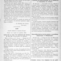 2048 - Page 2003 - Partie scientifique. L'Actualité scientifique. Les Sociétés Savantes. Paris. Société odontologique de France. Séance du 1er avril 1933 / Lille. Société médicale et anatomo-clinique. Séance du. mardi 24 janvier 1933