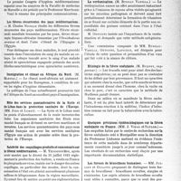 2050 - Page 2005 - Partie scientifique. L'Actualité scientifique. Les Congrès. Premier congrès international d'hygiène méditerranéenne. Les fièvres récurrentes des pays méditerranéens — M. Charles Nicolle / Immigration et climat en Afrique du Nord — (M. Martial) / Rôle des services quarantenaires de la Syrie et du Liban dans la protection sanitaire de l’Europe — (MM. Jude et Lubet) / Salubrité des coquillages produits et consommés sur le littoral méditerranéen — M. Teissonnière / La verdunisation — (M. Buneau Varilla) / Étiologie de la fièvre ondulante — (M. Burnet, rapporteur) / Quelques précisions épidémiologiques sur la fièvre ondulante en France — (MM. J. Vidal et Taylor) / Les formes de brucelloses humaines — MM. Jullien et Ducatte / Les complications méningées de la mélitococcie — (H. Roger, de Marseille)