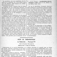 2054 - Page 2009 - Partie scientifique. L'Actualité scientifique. Les Thèses. Les convulsions de la coqueluche. Leurs rapports avec l’encéphalite coquelucheuse, par Dr. E. Mourrut, Jouve et Cie, éditeurs, Paris, 1933 / La spirochétose ictéro-hémorragique à Paris, par Dr G. Vincent, Jouve et Cie, éditeurs, Paris, 1933 / Note de thérapeutique. Le Sédormid... Pourquoi ? ?, par le Docteur Mouchette