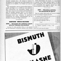 2071 - Page 2026-L - Correspondance. Honoraires de droit commun. Privilège en cas de dernière maladie / Questions médico-militaires. Honoraires des médecins experts près les Tribunaux des pensions / Allocations spéciales aux pensionnés de guerre