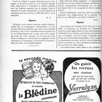 2075 - Page 2030-LIV - Correspondance. Accidents du travail. Le médecin contre-visiteur n’est pas tenu au secret professionnel / Délai de révision