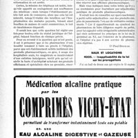 2077 - Page 2032-LVI - Correspondance. Hôpitaux. Fourniture des médicaments à un hôpital par adjudication / Baux et locations. Inapplicabilité de la loi sur les prorogations