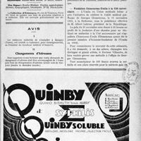 2084 - Page VII-2039 - Renseignement / Dernières nouvelles. Le Monument élevé à la mémoire du professeur Fernand Widal / Fondation Clemenceau-Umfia à la Cité universitaire