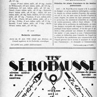 2091 - Page 2046-XIV - A travers l’officiel. Service de santé militaire / Recherche scientifique / Asiles publics d’aliénés / Réponses des ministres aux questions des parlementaires. Déduction des primes d’assurance-vie des bénéfices professionnels