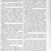 2124 - Page 2079 - Partie professionnelle, Hygiène, Assistance, Mutualité, Intérêts corporatifs, Variétés. Travaux originaux. Chronique. Vente de produits pharmaceutiques par une clinique privée à ses hospitalisés [Dr Paul Boudin]