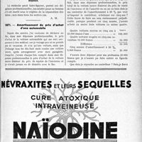 2140 - Page LIX-2095 - Correspondance. Fiscalité. Déduction du salaire de la femme du médecin / Amortissement du prix d’achat d’une automobile
