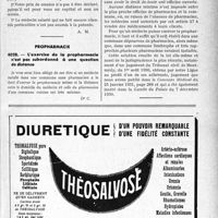 2142 - Page LXI-2097 - Correspondance. Fiscalité. Cessation d’exercice de la médecine, Questions diverses / pro pharmacie. L’exercice de la pro pharmacie n’est pas subordonné à une question de distance