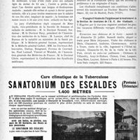 2155 - Page 2110-X - Dernières nouvelles. Bourses familiales du Corps médical / L’Association amicale des médecins du Nord à Paris et Fondation Quivy / Voyages d’études de l’hygiène par le tourisme et de la Section de tourisme de l’A. G. des étudiants