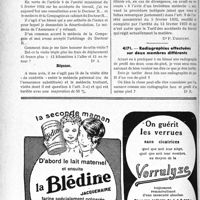 2201 - Page 2156-LII - Correspondance. Application du tarif des accidents du travail. Visite « de contrôle » ou « consultation entre confrères » / Radiographies effectuées sur deux membres différents