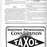 2203 - Page 2158-LIV - Correspondance. Baux et locations. Suspension des augmentations des loyers prorogés / Fiscalité. Déduction du salaire de la femme du médecin
