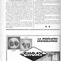 2213 - Page 2168-VIII - Dernières nouvelle. A la Faculté des sciences / Le Congrès international de l’enfance / Nord médical