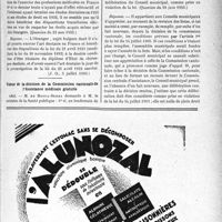 2216 - Page XI-2171 - A travers l’officiel. Réponses des ministres aux questions des parlementaires. Application de la loi Armbruster / Valeur de la décision de la Commission cantonale de l’Assistance médicale gratuite