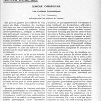 2222 - Page 2177 - Partie Scientifique. Travaux originaux. Clinique chirurgicale. Les luxations traumatiques, M. J. -P. Tourneux