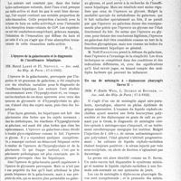 2236 - Page 2191 - Partie Scientifique. L'Actualité scientifique. Les Sociétés Savantes. Paris. Fréquence de la tuberculose pulmonaire chez l’enfant selon l’âge et le sexe, (Académie de médecine ; 30-5-1933) / La pénétration trans-cutanée des gaz radio-actifs au cours de la balnéation thermale de Royat, (Académie de médecine ; 20-6-1933) / L’épreuve de la galactosurie et le diagnostic de l’insuffisance hépatique, (Soc. méd. des Hôp. de Paris ; 17-3-1933) / Un cas de méningite à « diplococcus pharyngés flavus II », (Soc. méd. des Hôp. de Paris ; 17-3-1933)
