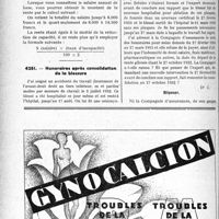 2259 - Page 2214-L - Correspondance. Accidents du travail. Calcul de la rente d’un accidenté du travail agricole / Honoraires après consolidation de la blessure