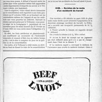 2260 - Page LI-2215 - Correspondance. Accidents du travail. Honoraires après consolidation de la blessure / Révision de la rente d’un accidenté du travail