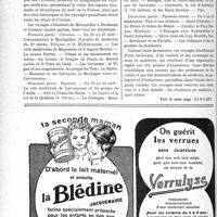 2279 - Page 2234-XIV - Modèle de la carte du combattant, fixé par l’arrêté du 3 juillet 1933. VIIe Programme de voyages Cévennes-Pyrénées-Océan