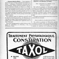 2335 - Page 2290-X - Dernières nouvelles. Naissances / Situations dans les affaires / A travers l’officiel. Arrêtés du ministre de l’Éducation nationale, en date du 19 juillet 1933, portant ouverture de concours pour des emplois de professeur suppléant et de chef de travaux à l’École préparatoire de médecine et de pharmacie d’Amiens et à l’École de plein exercice de médecine et de pharmacie de Nantes