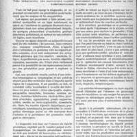 2355 - Page 2310 - Partie scientifique. Travaux originaux. Ce que pratiquement le médecin doit savoir.... Des prostatites subaiguës et chroniques non blennorragiques et non tuberculeuses, d’après le Professeur A. Hogge. Très fréquentes, ces prostatites passent facilement inaperçues en raison de leur symptomatologie souvent fruste