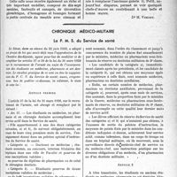 2372 - Page 2327 - Partie professionnelle, Hygiène, Assistance, Mutualité, Intérêts corporatifs, Variétés. Travaux originaux. Les expositions. Les tapisseries du XVIIIe siècle à l’hôtel Jean Charpentier [Dr M. Vimont] / Chronique médico-militaire. La P. M. S. du Service de santé