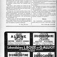 2399 - Page 2354-XIV - A travers l’officiel. Ouverture d'une maison d’accouchements / Correspondance. Hôpitaux. Concours sur fifres. Vérification des titres des candidats