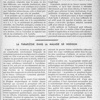2416 - Page 2371 - Partie scientifique. Travaux originaux. Clinique médicale des enfants. A propos d’un cas de prurit vulvaire, par Louis Humbert. De la morphine et de l’art de s’en servir / La paraplégie dans la maladie de Hodgkin