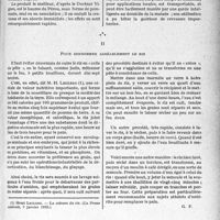 2418 - Page 2373 - Partie scientifique. Travaux originaux. Au chevet des patients. Pour éviter, pour guérir les grevasses du mamelon / Pour consommer agréablement le riz
