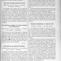 2422 - Page 2377 - Partie scientifique. L’actualité scientifique. Les Sociétés Savantes. Paris. Paralysies du diaphragme, (Académie de médecine ; 27-6-1933) / Tonus cardio-vasculaire et positions du corps, (Académie de médecine ; 6-6-1933) / Action diurétique conjuguée de l’extrait thyroïdien 'et de la théobromine, (Académie de médecine ; 20-6-1933) / Coma diabétique sans réaction de Gerhardt, (Soc. méd. des hôp. de Paris ; 3-3-1933) / Utilisation thérapeutique du climat de Pau, (Soc. méd. de Pau)