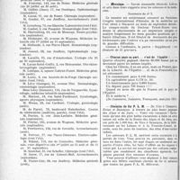 2435 - Page 2390 - Partie professionnelle, Hygiène, Assistance, Mutualité, Intérêts corporatifs, Variétés. Reportage Professionnel. Nouvelles et Informations, (Voir les Dernières Nouvelles en tête des "Demi-Colonnes"). Médecins, chirurgiens, spécialistes, présents à Paris pendant les vacances / Aesculape / Chacun paye sa part... c’est de l’égalité / Chemins de fer P. L. M